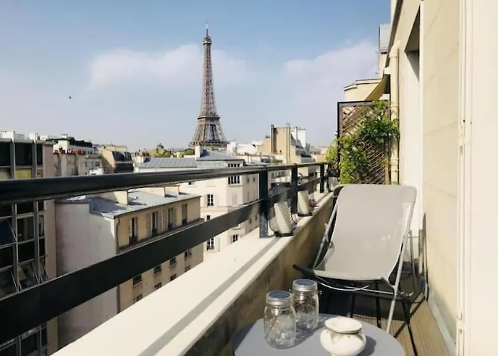 Apartment Terrace - Eiffel Tour Vue